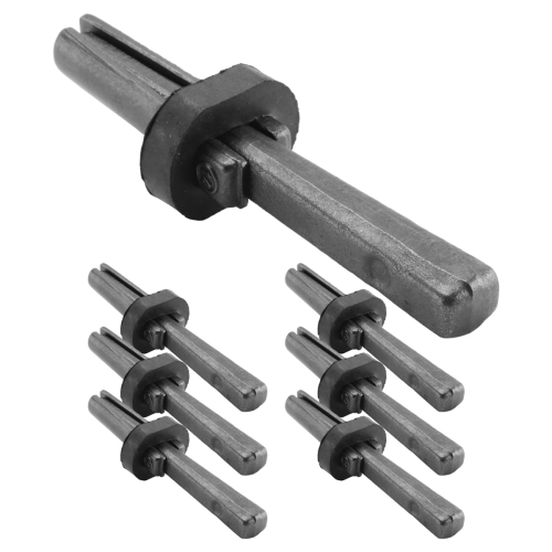 7 Σετ Stone Splitter 9/16 in Metal Plug σφήνες και φτερά 2