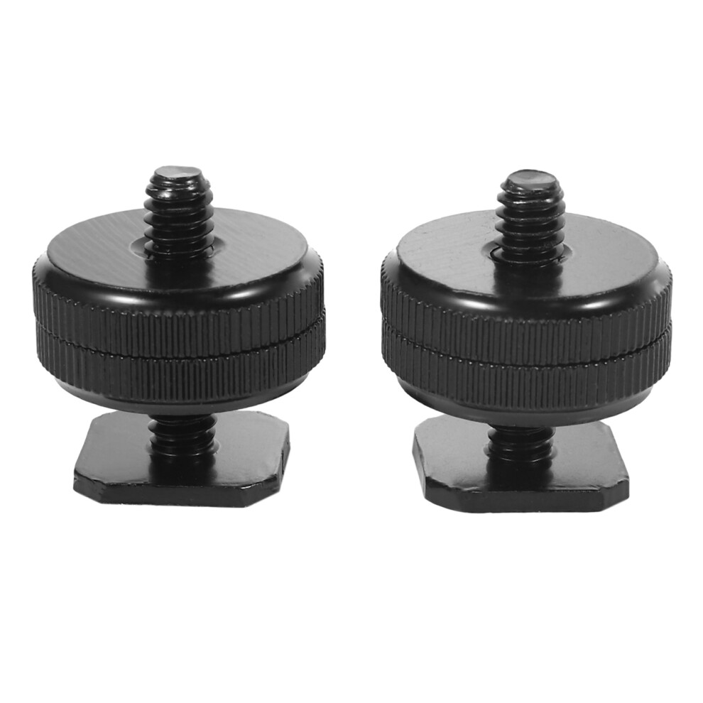Adaptateur de montage 1/4"-20 pour trépied à vis pour griffe flash (lot de 2)
