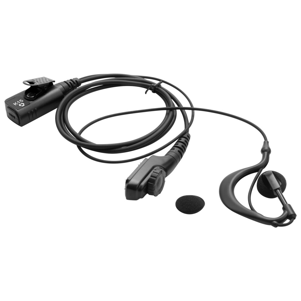 Photos - Radio / Clock G Shape Earpiece Headset With Big Ptt For Radio