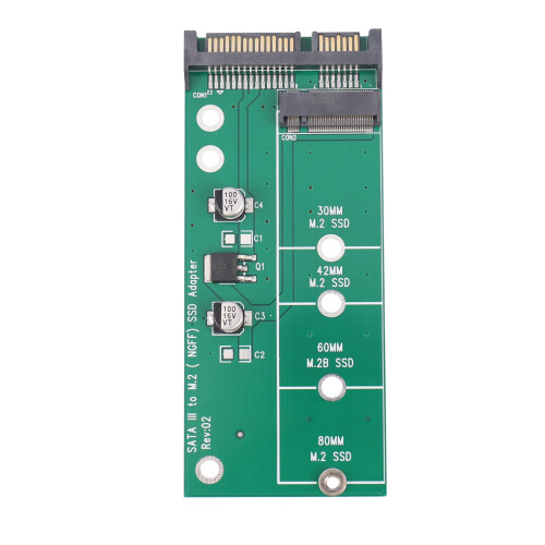 Ngff ( M2 ) Ssd para adaptador Sata de 2,5 polegadas para cartão de conversão Sata3 1