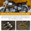 Motorcycle Decorative Led Taillight License Plate Light White 7