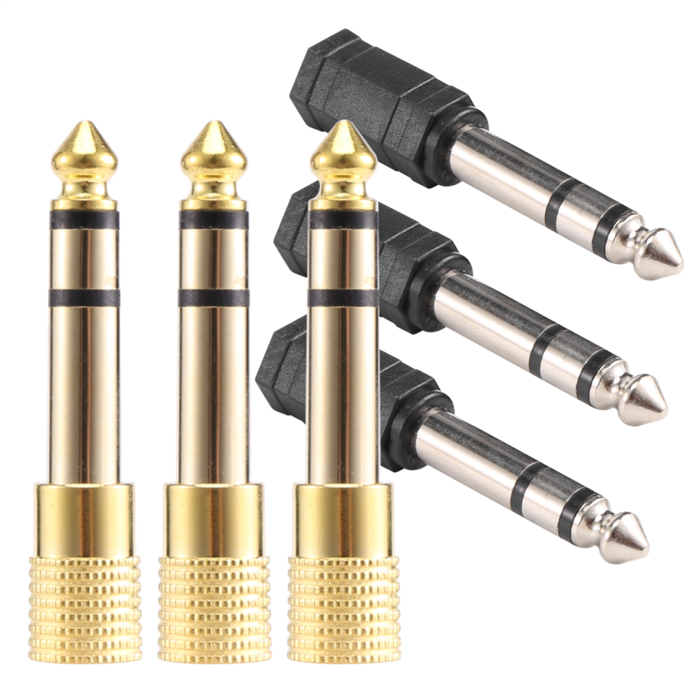 Photos - Portable Audio Accessories 6X Headphone Adapter Male to Female Stereo Earphone Jack Adapter