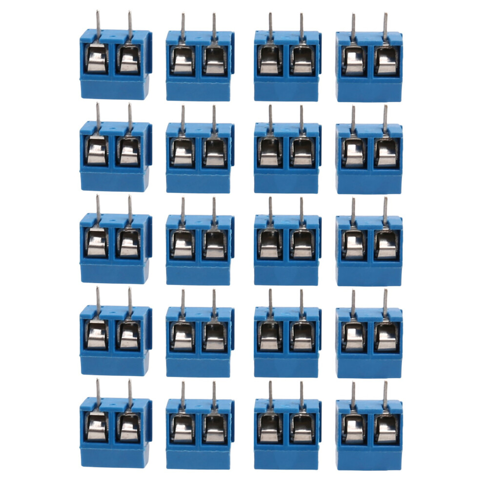 2-Pin Screw Terminal Block Connector 5.08Mm Pitch Panel Pcb 20Pcs 4852214007827