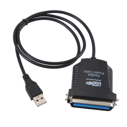 New Parallel Port DB36 LPT Printer USB Converter Adapter Black 1