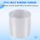 Διαφανής θερμοσυστελλόμενος σωλήνας PVC 2M 43mm 27mm για 1 x 26650 μπαταρία 4