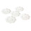 5 τμχ Plastic Nail Art Paint Color Mixing Palette Plate Disk 3