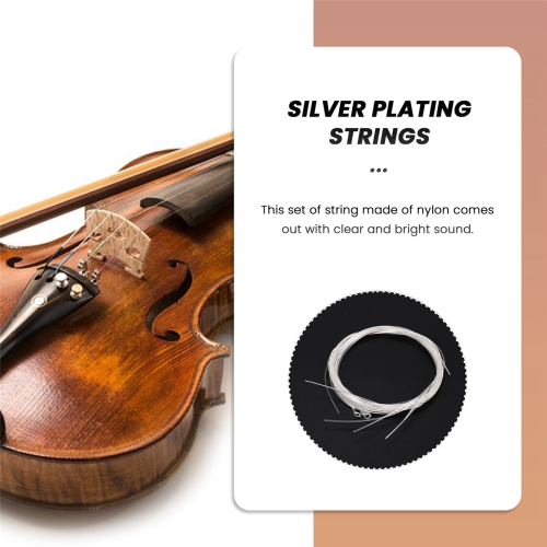 Klasická gitara šesť strunových SC12 Nylon Silver Plating Set 1