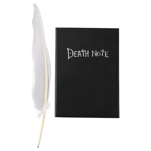 Anime Theme Death Note Cosplay Notebook 20.5cm*14.5cm +Quill
