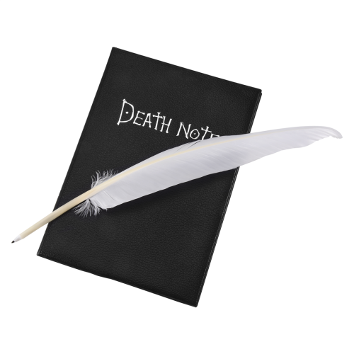 Anime Theme Death Note Cosplay Notebook 20.5cm*14.5cm +Quill 1