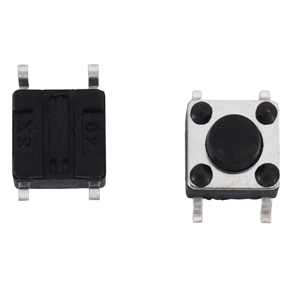 50 Pcs 6X6x5mm 4-Pin Dip Through Hole Momentary Tactile Push Button Switch 4852214012500