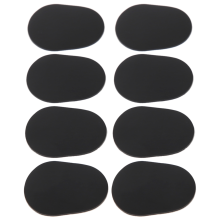 8 peças alto/tenor saxofone saxofone boquilha patches almofadas almofadas preto---0,8 mm