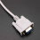 Cable de puerto serie RS232 DB9 de 9 pines macho a hembra 1. 7