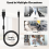 Cabo de dados USB para câmera D7000 D700 D300S D3100 -E4 7