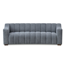 (Iron Grey) Aluxo Astoria 3 Seater Sofa Iron Or Oatmeal Boucle