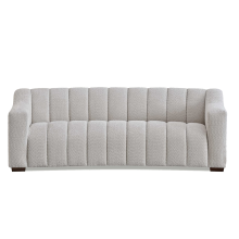 (Oatmeal) Aluxo Astoria 3 Seater Sofa Iron Or Oatmeal Boucle