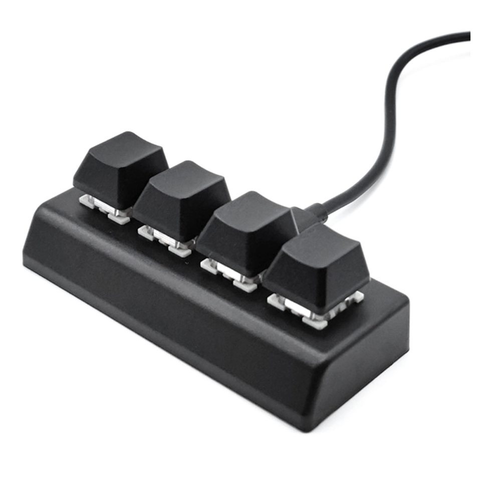 Photos - Keyboard Kopinma 4key Mini Mechanical  One Click Full Selection Copy Paste Office Gaming Drawing Switch Keys Portable A 