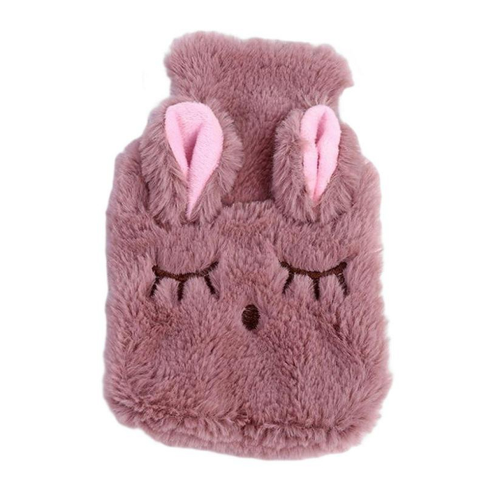 Kopinma Winter Hot Water Bottle Pvcplush Shoulder Hand Warmer Heat Pack Reusable Heating Bag Household Thermal Sack Accessoriesc