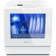 Table Top Dishwasher, Mini Countertop Dishwasher Portable, 6 Programs, Built-in 5L Water Tank