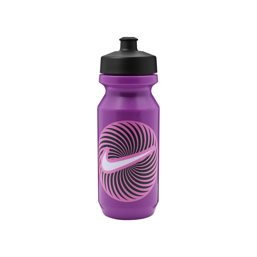 Nike Big Mouth Sports Bottle 2 Graphic 22Oz Purple Black Playful Pink