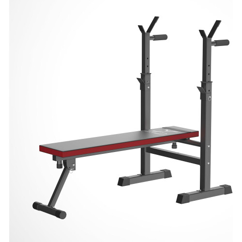 (Black / Red) 4-in-1 Adjustable Weight Bench for Home Gym 2