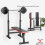 (Black / Red) 4-in-1 Adjustable Weight Bench for Home Gym 4