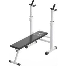 4in1Adjustable Weight Bench for Home Gym(Black/White)