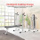 4in1Adjustable Weight Bench for Home Gym(Black/White) 3