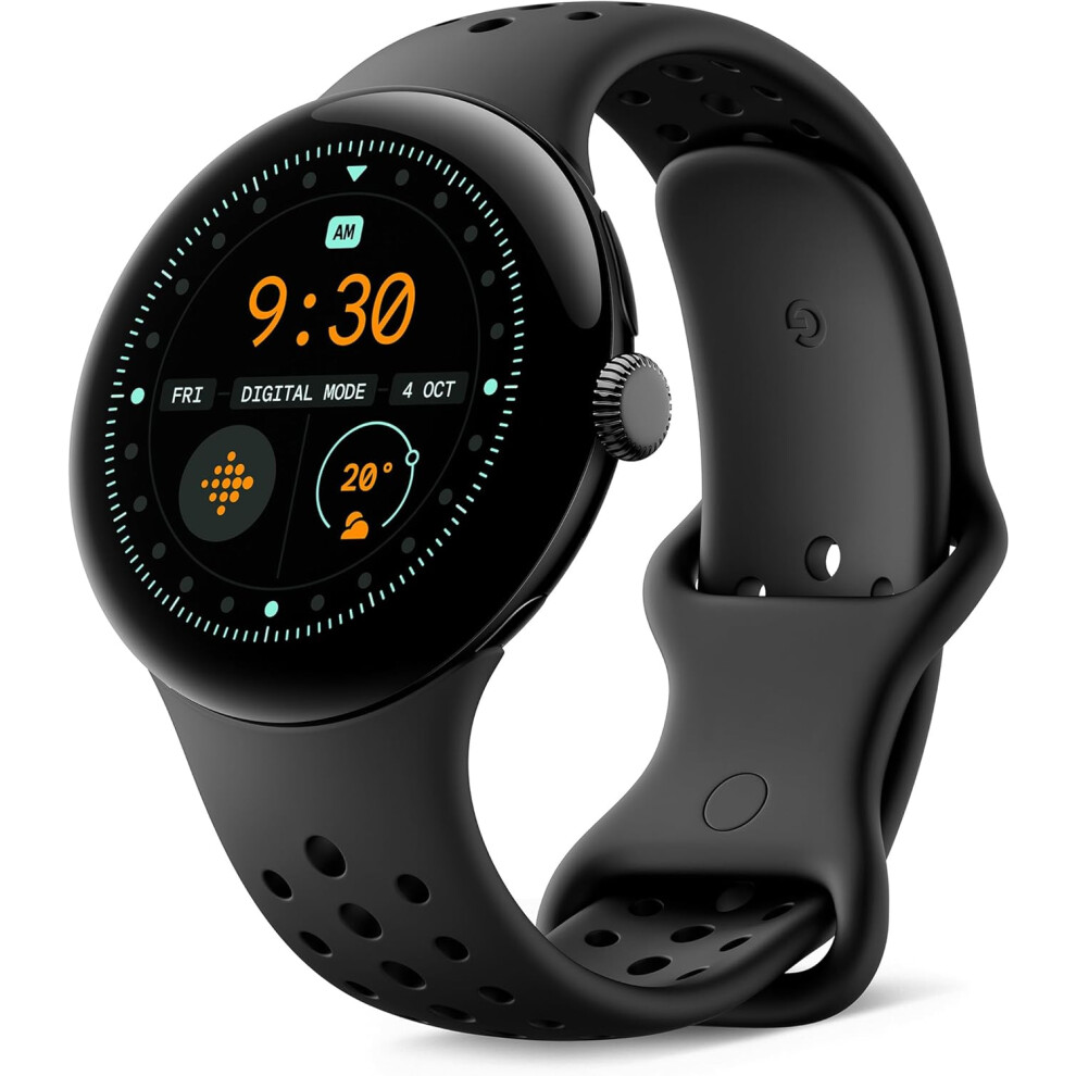 Google Pixel Watch 3 (41 mm) Android smartwatch Obsidian band Wi-Fi