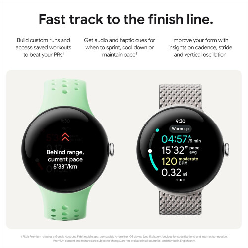 Google Google Pixel Watch 3 (41 mm) Android smartwatch Obsidian band Wi-Fi 2