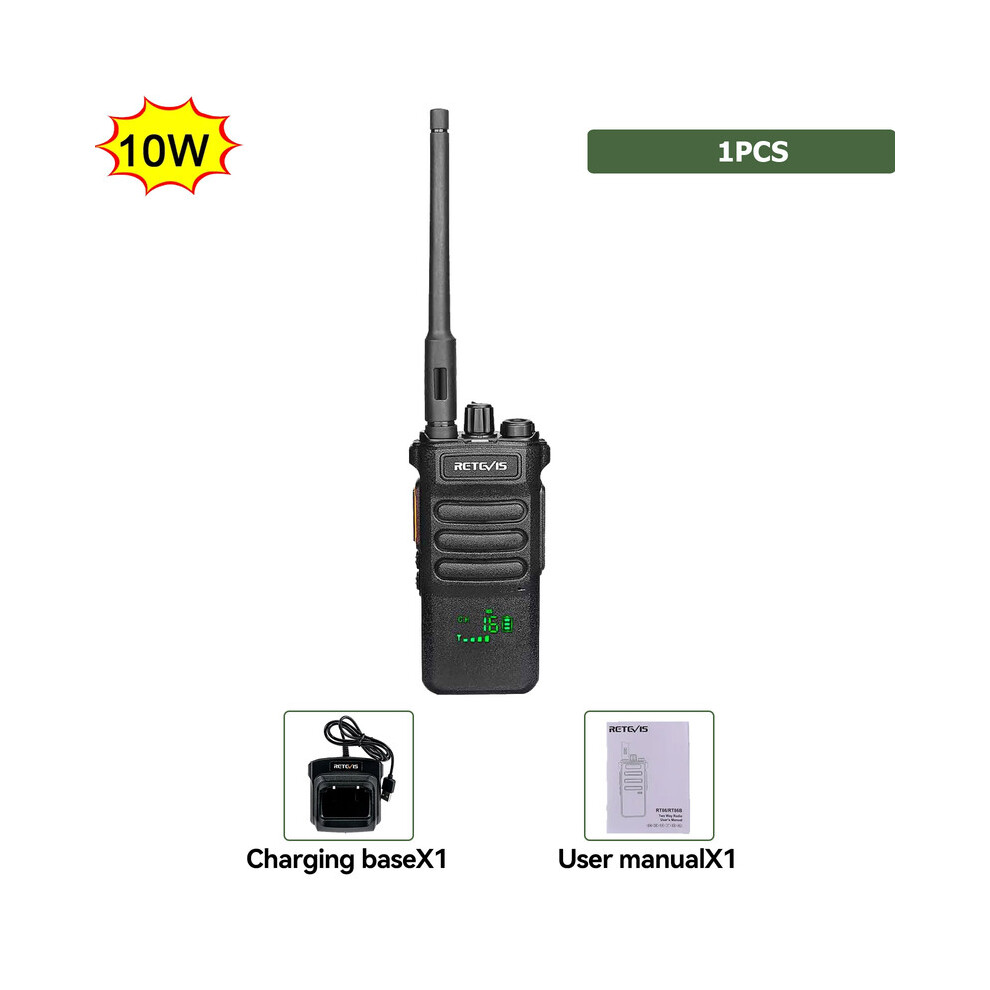 (1Pc) Retevis Rt86 Walkie Talkie Long Range Communication Radios Walkie-Talkie Professional Communicator Two-Way 9036185422628