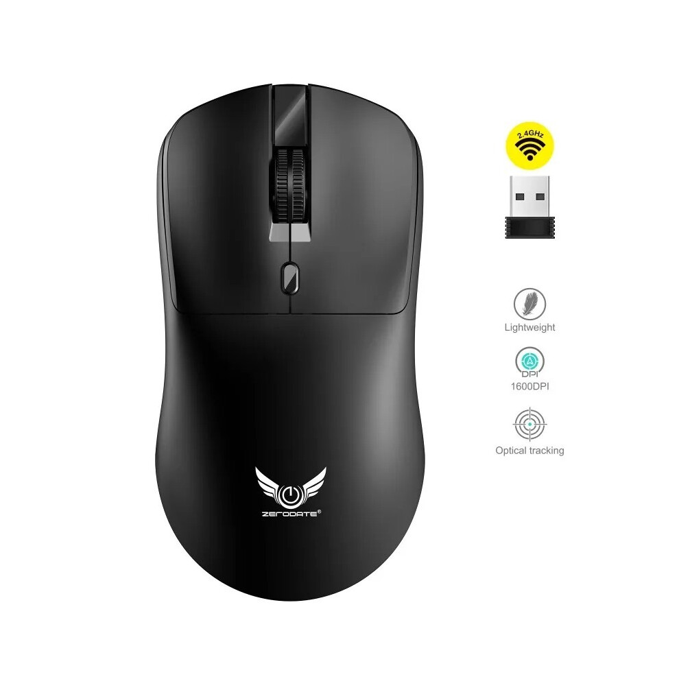 (White) Wireless Mouse Mouse Gaming Mouse Ergonomic Mouse Mice 800-1200-1600 Dpi Mouse Rechargeable Mice For White 9036185408783