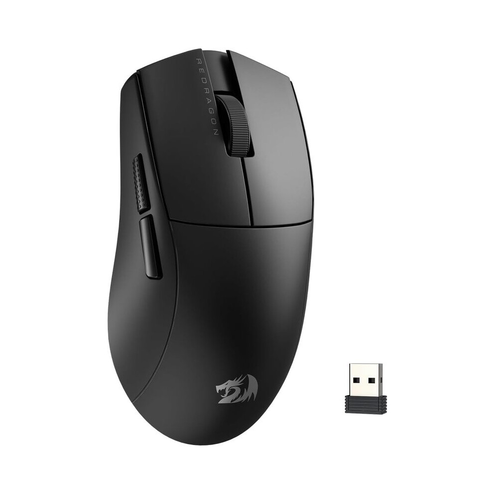 (550X1000x3mm) Redragon M916 Wireless Gamer Mouse, 49G Ultra- 8K Dpi Wireless Gaming Mouse W/Ergonomic Natural Light 9036185395915