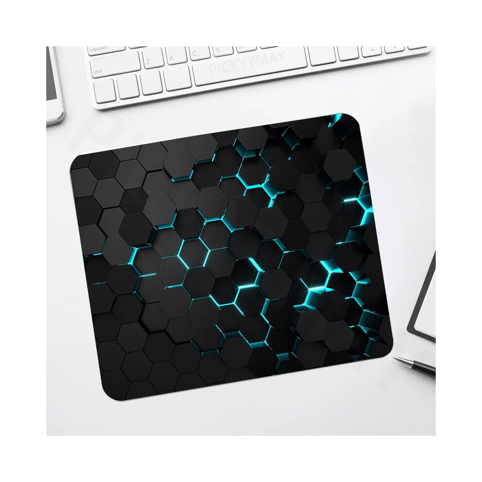 (Pink) Small Geometric Mouse Pad Lock Edge Gamer Mousepads Gaming Mousepad Mouse Mat Keyboard Mat Desk Pad Pink 9036185402804