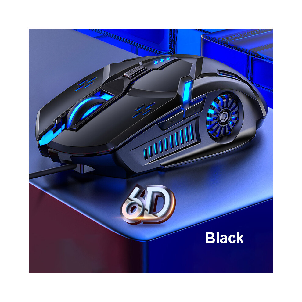 (Style A 3Pcs) G5 Wired Gaming Mouse Colorful Backlight 6 Button Silent Mouse 4-Speed 3200 Dpi Rgb Gaming Mouse For 9036185407663