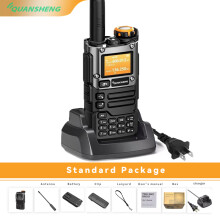 (Red) UV-k5(8)Walkie Talkie 5W Air Band Radio Charge UHF VHF DTMF FM Scrambler NOAA Wireless Frequency Two
