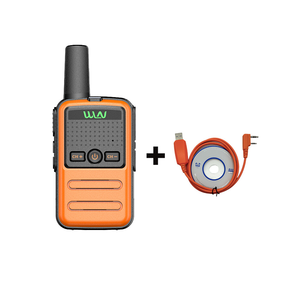 (Ora Cable-Ora) Mini Walkie Talkie Wln Kd-C56b Portable Two Way Radio Uhf 400-470Mhz 16Ch Long Range Handheld Transceiver 9036185411783