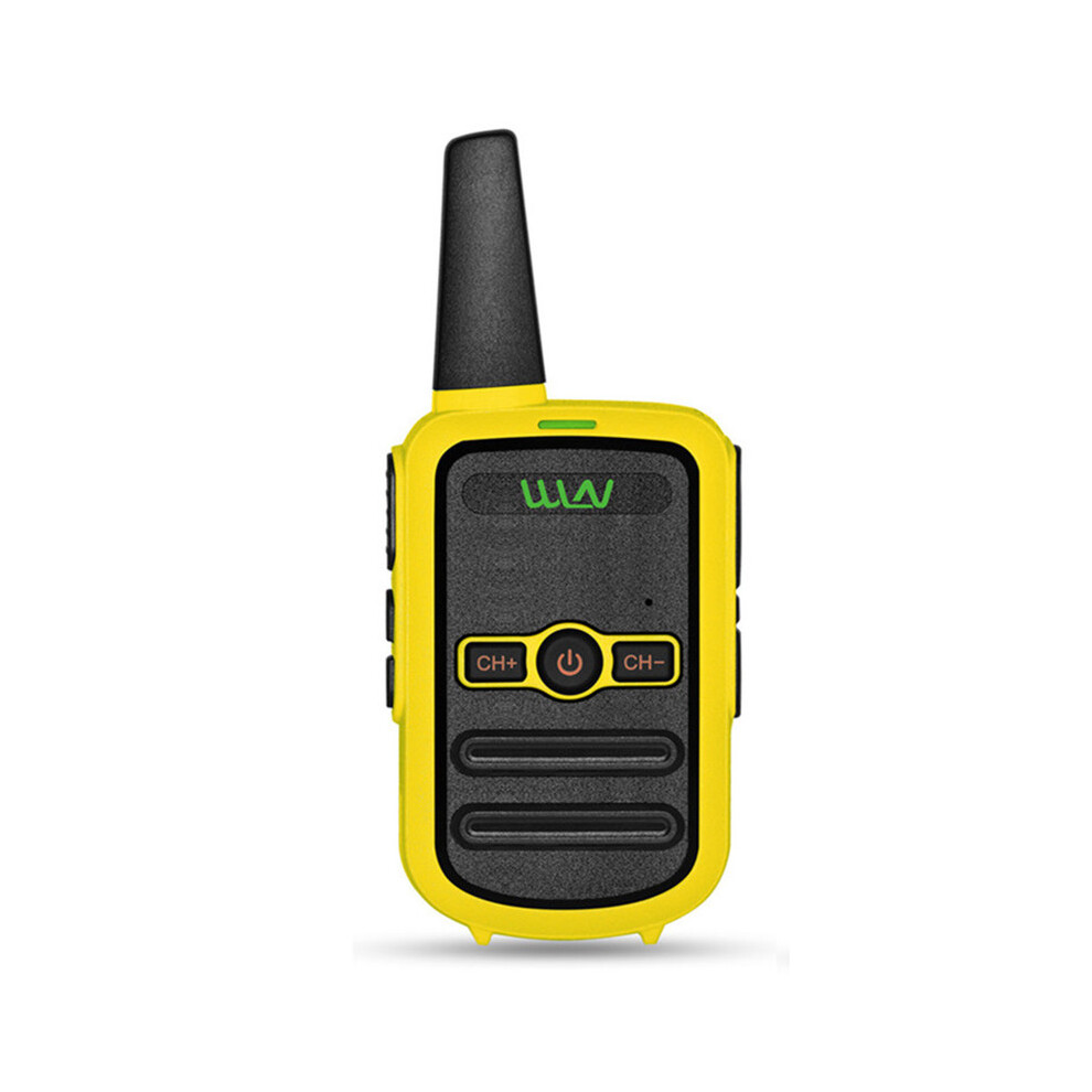 (Yellow) Wln Kd-C51 Mini Portable Handheld Wireless High Power Walkie Talkie Profession Fm Transmitter Receiver Yellow 9036185416382