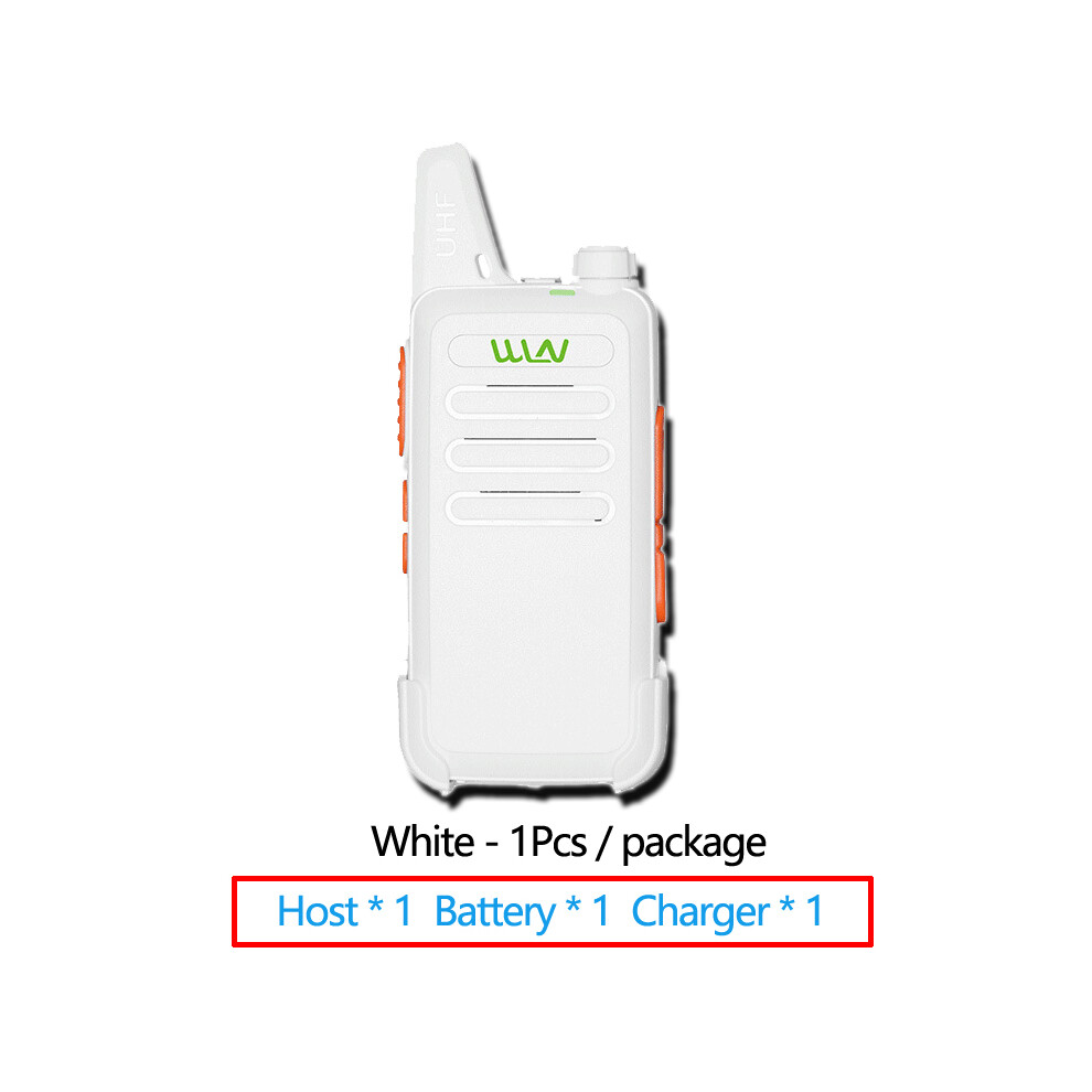 (-1) Mini Portable Radio 400-520Mhz 5W 16 Channel Uhf Transceiver Walkie Talkie Wln Kd-C1 Talki Walki Bf-888S White 9036185417204