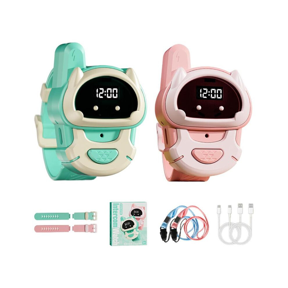 (1) Walkie Talkies For Kids Children Walky Talky Long Range Radio Walky Talky Watch Children Outdoor Interactive 9036185678612