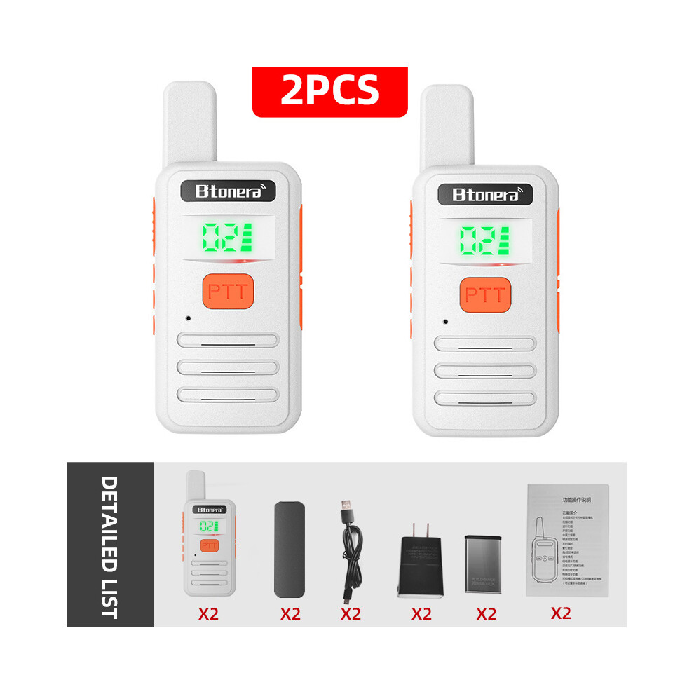(White) T1 Mini Walkie Talkie Pmr 446 Profesional Walkie Talkies Largo Alcance Mini Radio Wolkie Tokie Walkies White 9036185678629