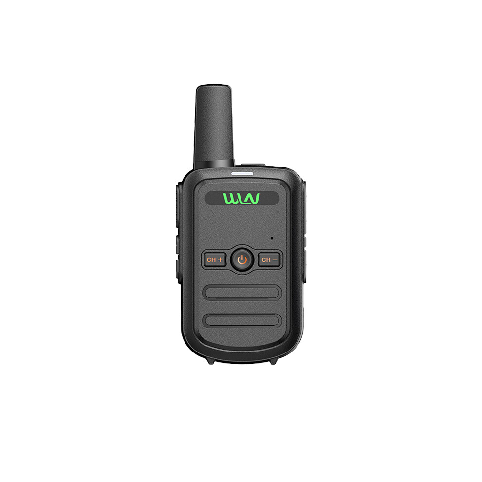 (Standard-) Wln Kd-C51 Mini Walkie Talkie Uhf 400-470Mhz 16Ch Usb Charging Long Range Portable Handheld Two Way Black 9036185431736