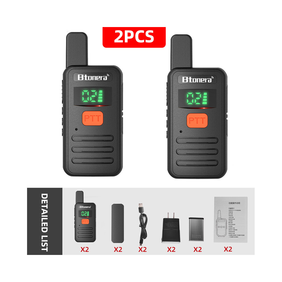 (Black) T1 Mini Walkie Talkie Pmr 446 Profesional Walkie Talkies Largo Alcance Mini Radio Wolkie Tokie Walkies Black 9036185432252