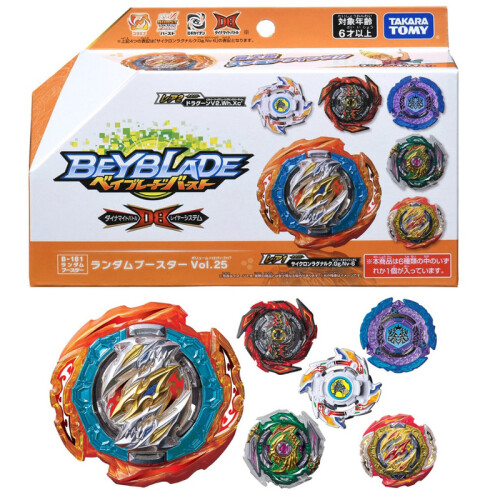(b180) Original Takara Tomy Beyblade Burst B181 Random Booster Vol.25 ...