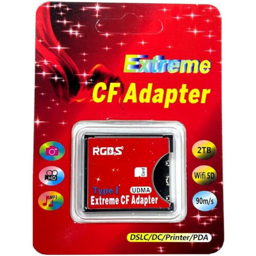 SD SDHC SDXC to High Speed Extreme Compact Flash CF Type I Memory Card Adapter