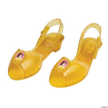 Scarpe Jelly Belle, Ufficiali Disney Princess con Emblema Belle, Taglia Bambino 11/12 Media