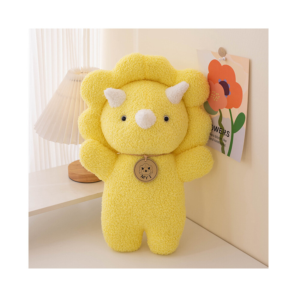 (, 45Cm) Sterrholophus Dinosaur Marsh Plush Toy Stuffed Animal Doll Gift Decoration Kids Yellow