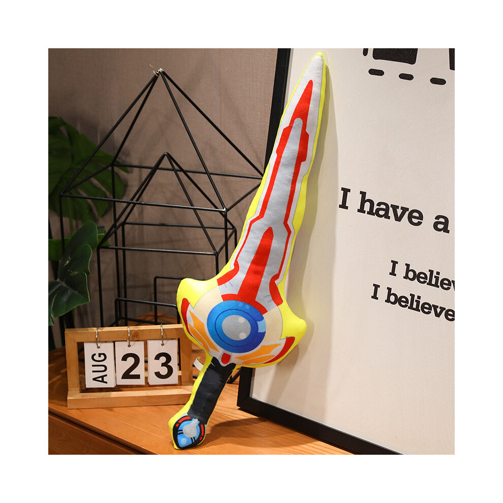 (Orb Sword, 60cm) Minecraft Plush Sword Toy Cartoon Stuffed Doll Game Peripheral Decoration Gift