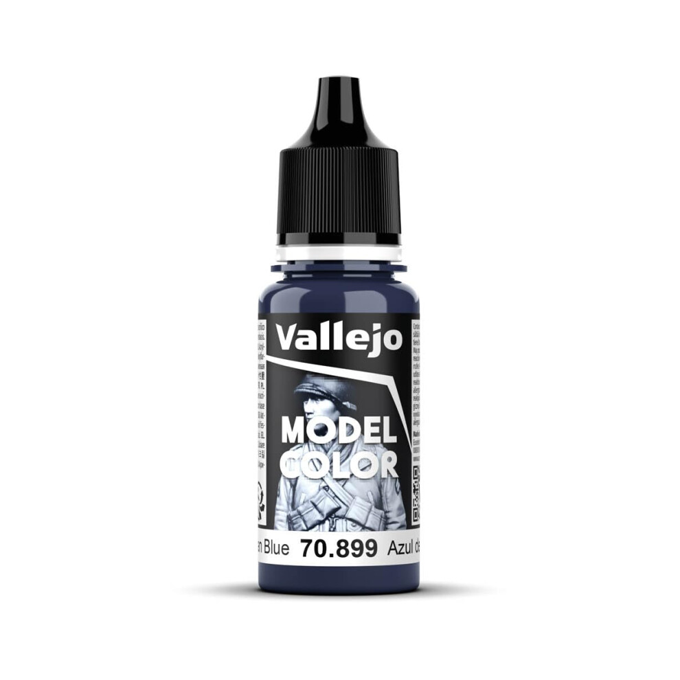 Vallejo 70.899 - Colore Acrilico Opaco , Blu (Dark Prussian Blue), 17 Ml, 1 Pezzo-image