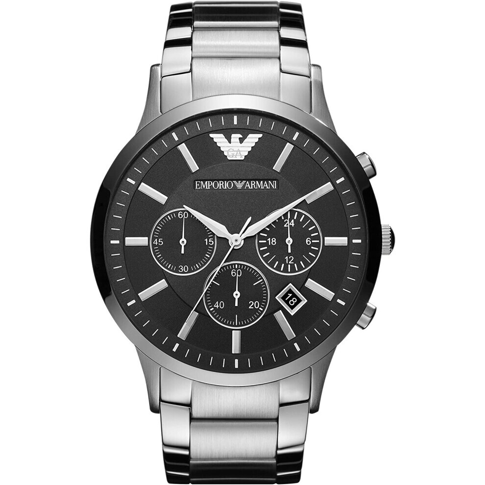 Armani Emporio Ar2460 Men's Watch Chonograph, New With Tags