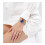 Armani ARMANI AR11092 WOMENS WATCH SILVER GOLD STRAP BLUE DIAL SILVER CASE 4
